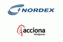 Logo Nordex Group in Rostock